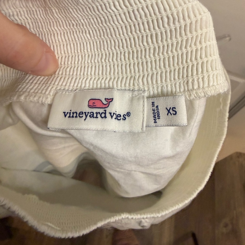 Vineyard Vines Breaker Stripe Off the Shoulder Top - Picture 3 of 3